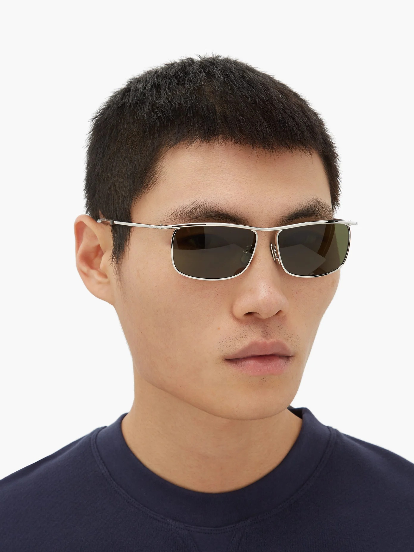 Square metal sunglasses - 2