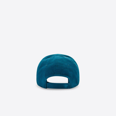 BALENCIAGA Logo Visor Cap  in Indigo outlook