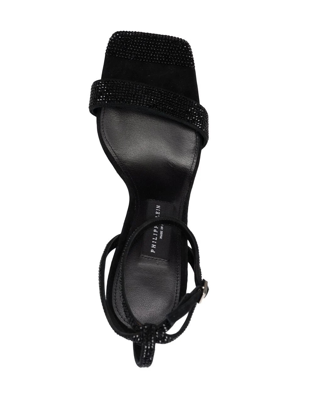 strass-embellished sandals - 4