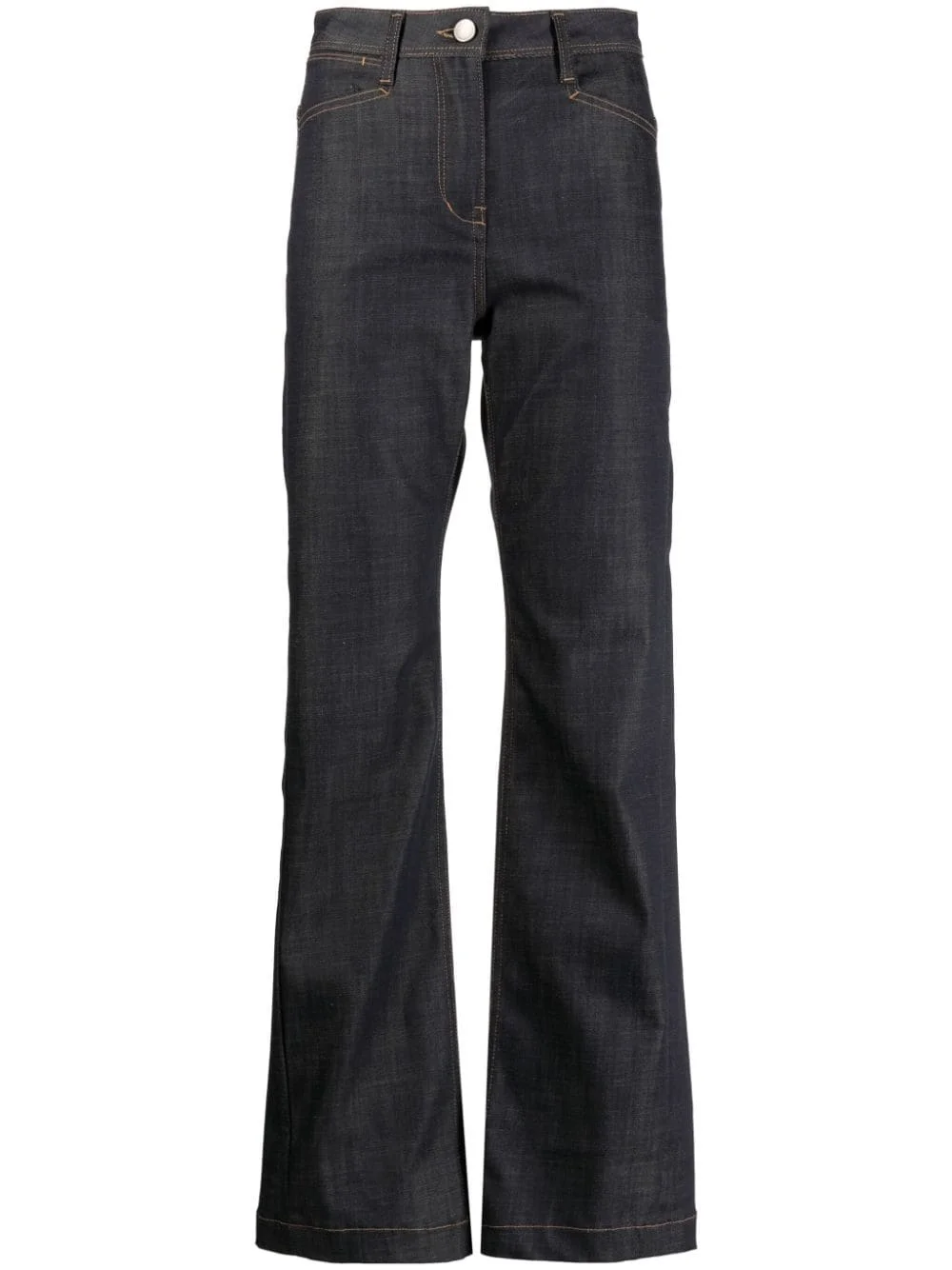 mid-rise flared jeans - 1