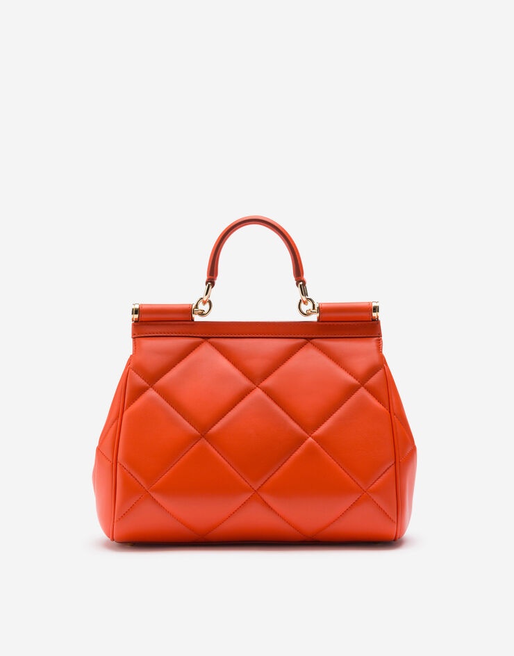 Medium Sicily bag in aria matelassé calfskin - 3