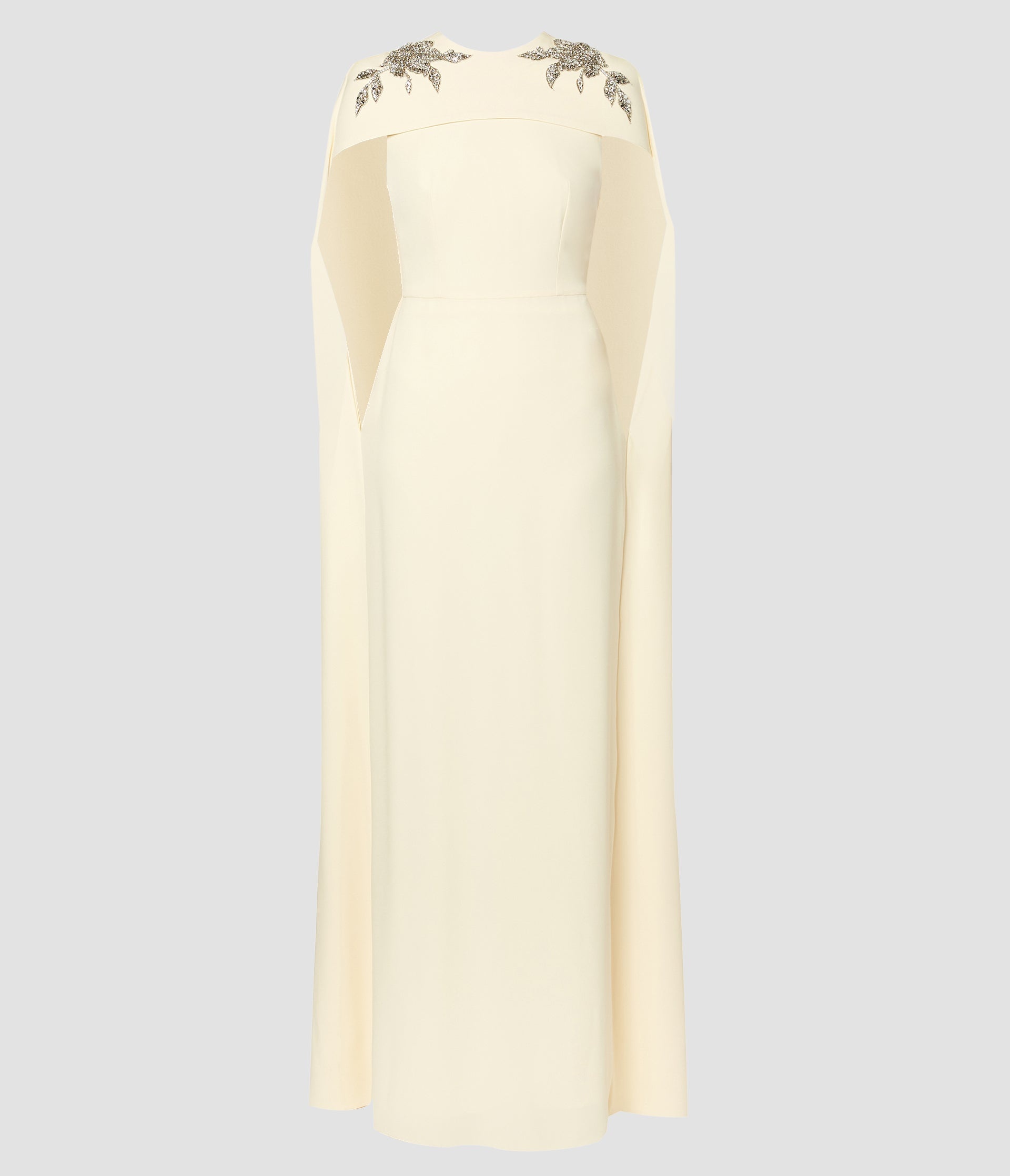 CAPE DETAIL GOWN - 1