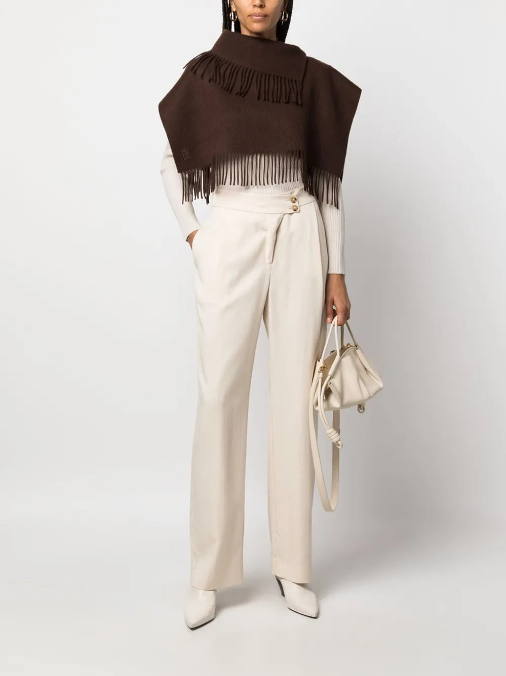 Turtla wool fringe bib - 3