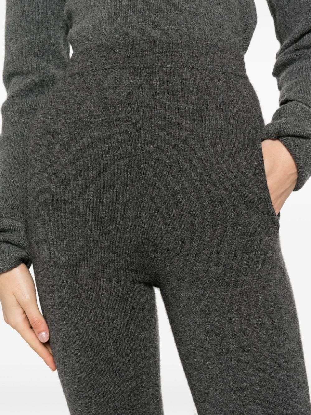 Saint Laurent Women Cashmere Leggings - 4
