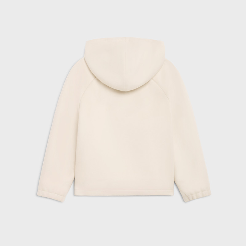CELINE triomphe blouson jacket in double face cashmere outlook