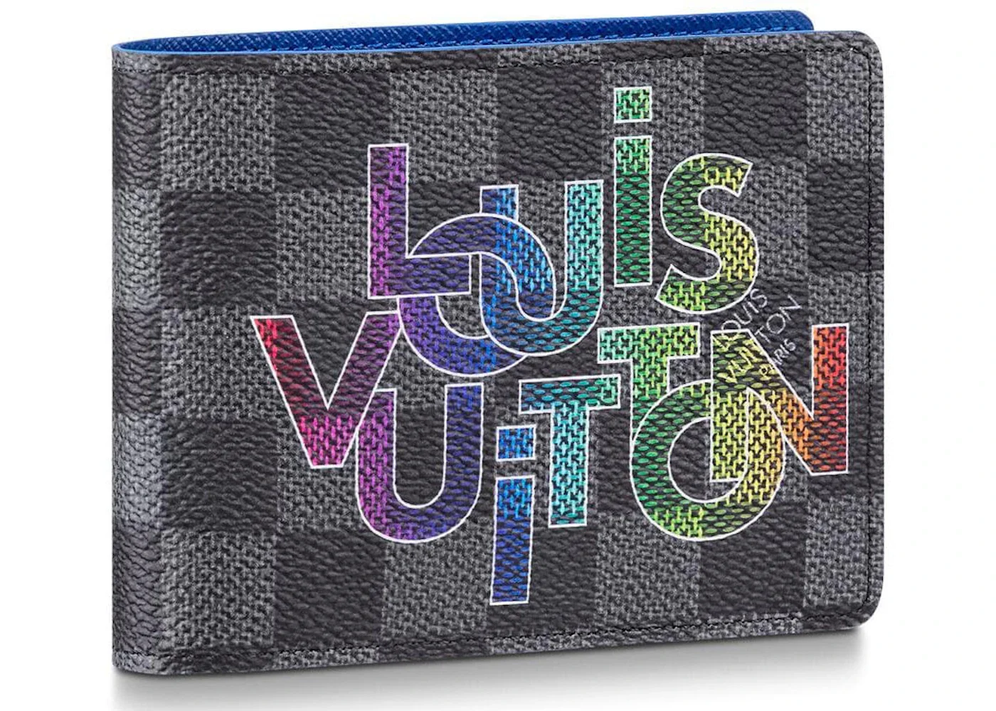 Louis Vuitton Multiple Wallet Damier Graphite Link Bleu Clair - 1