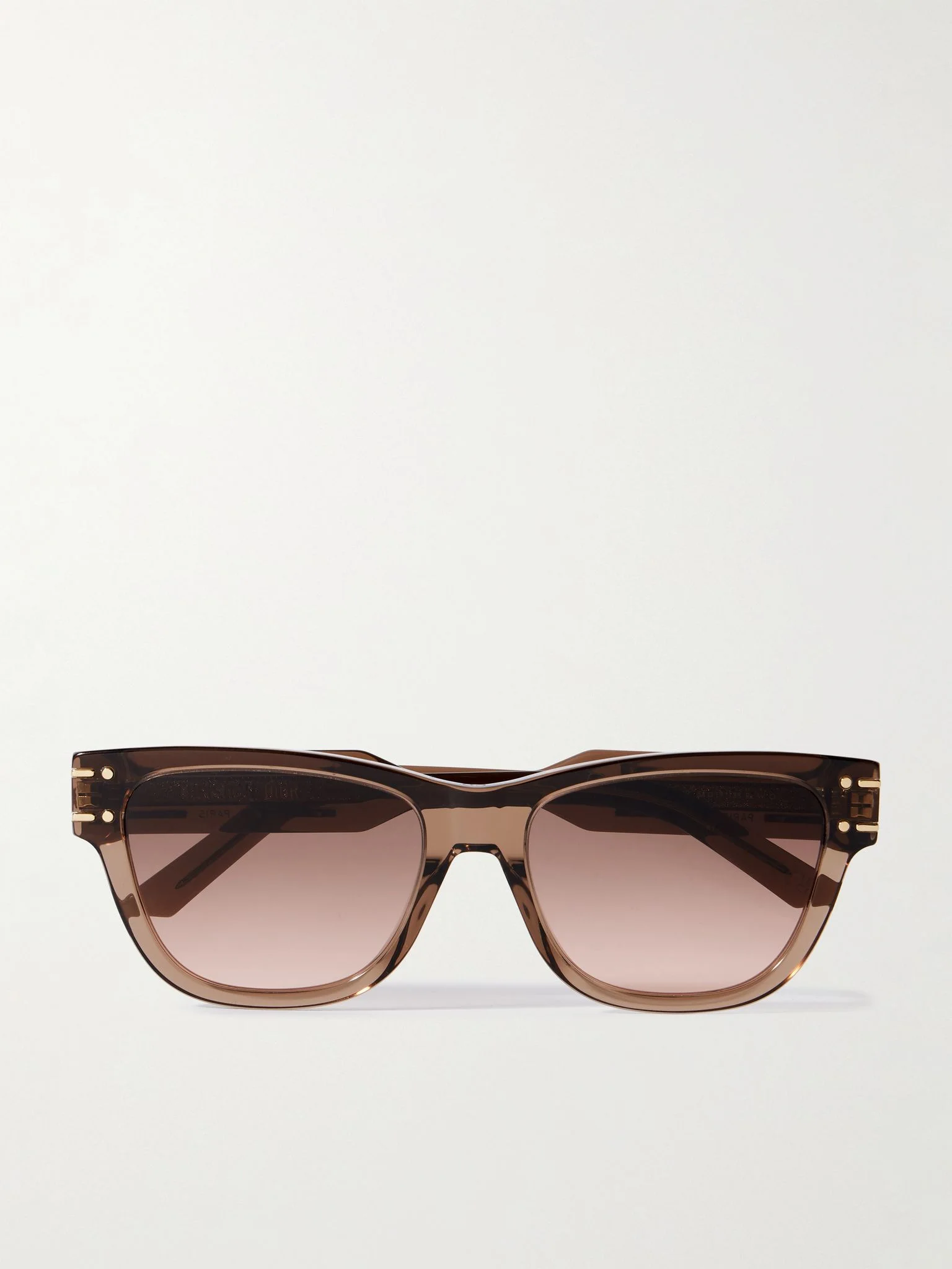 Dior Signature S6U square-frame acetate sunglasses Brown - 1