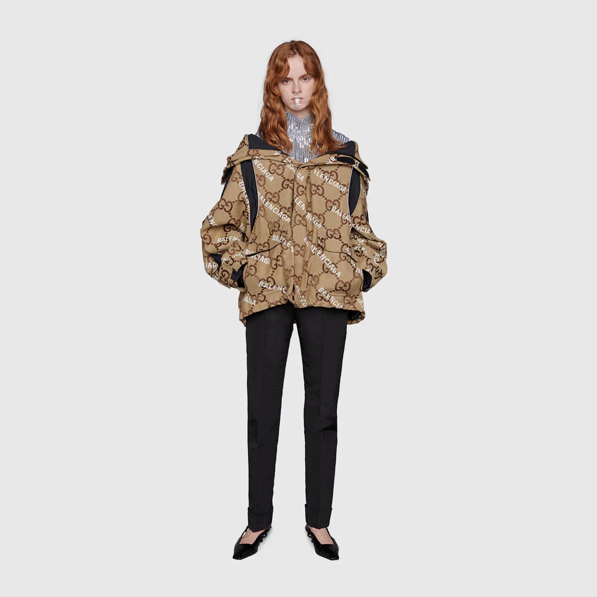 The Hacker Project jumbo GG jacket - 2