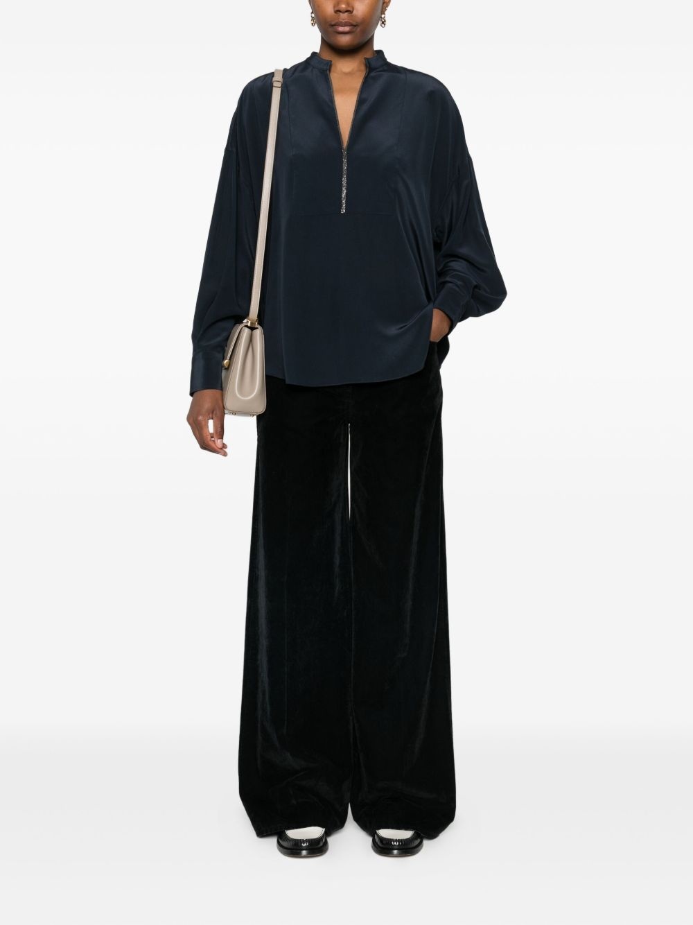 monili-embellished top - 2