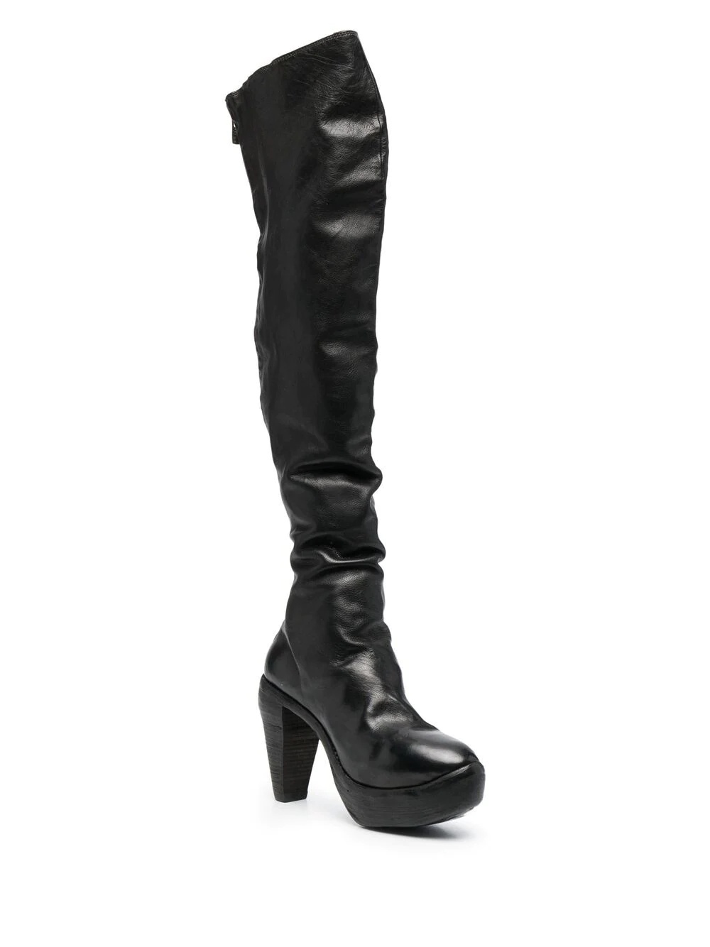 over-the-knee leather boots - 2