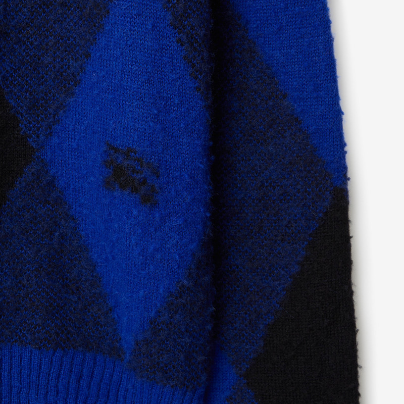 Argyle Wool Sweater 12