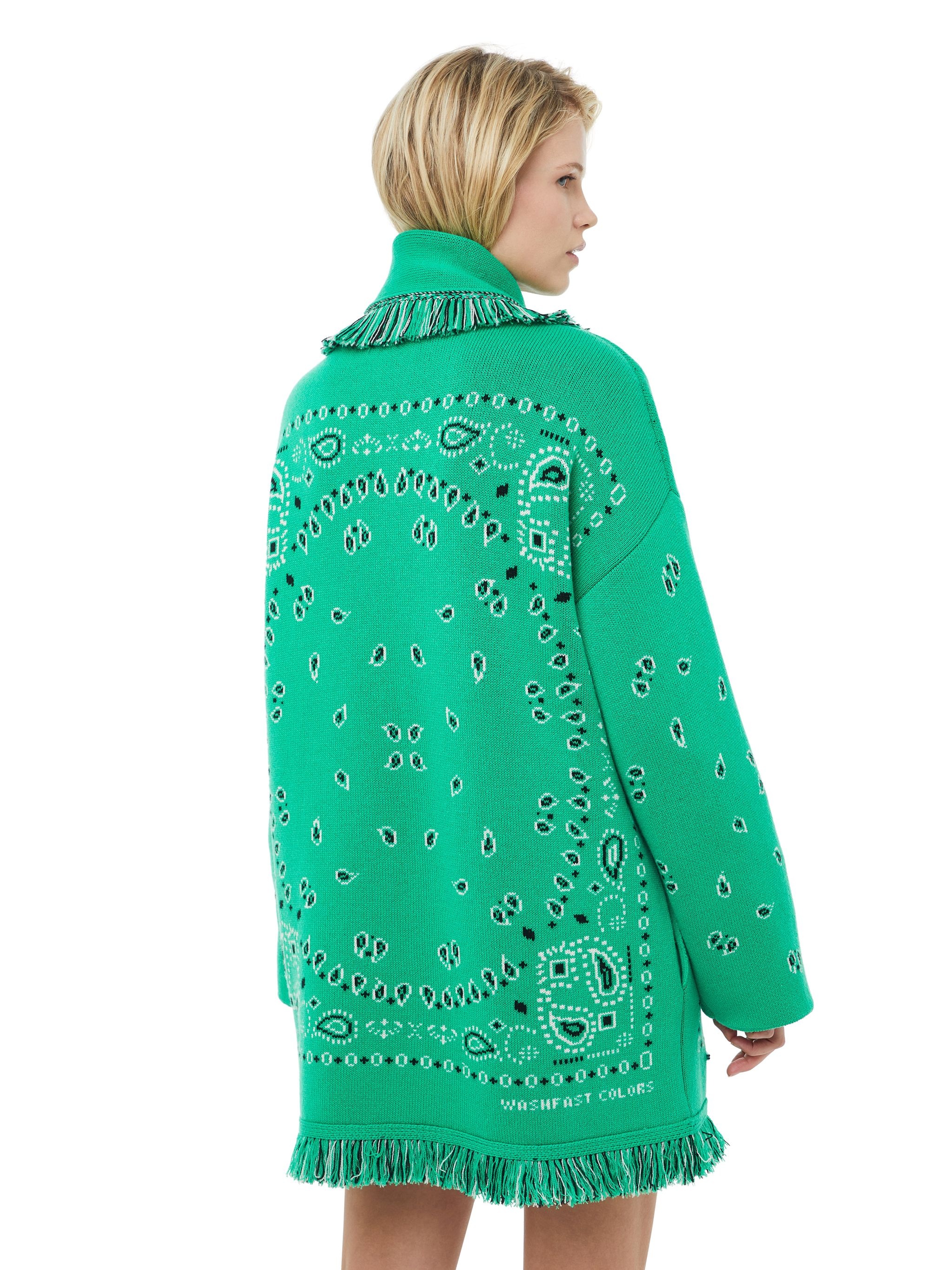 Bandana Jacquard Cardigan - 10