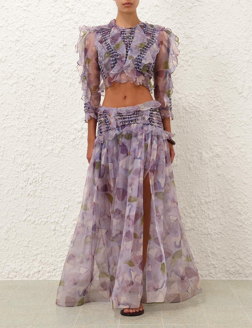 DAWNING BRAIDED MAXI SKIRT - 2