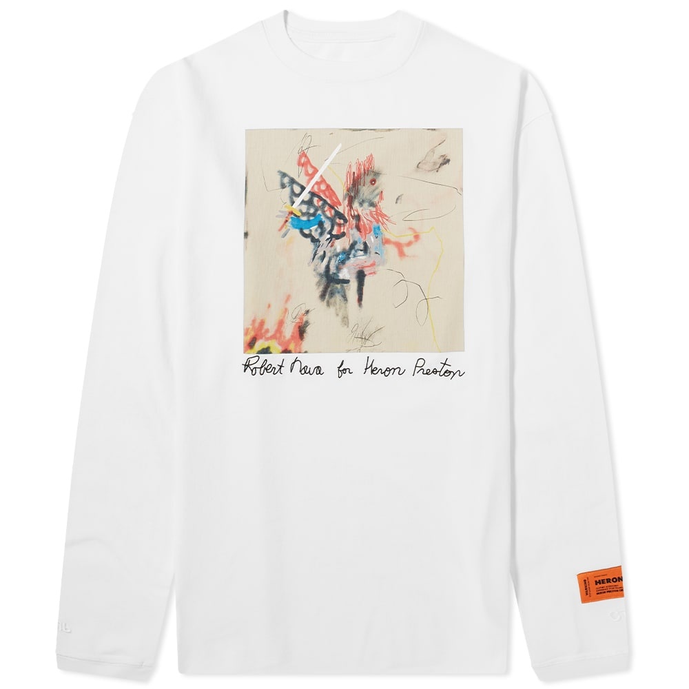 Heron Preston Long Sleeve Robert Nava Print Tee - 1