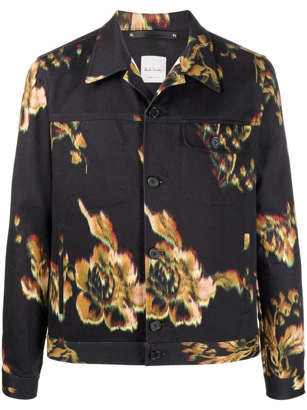 floral-print lightweight jacket - 1