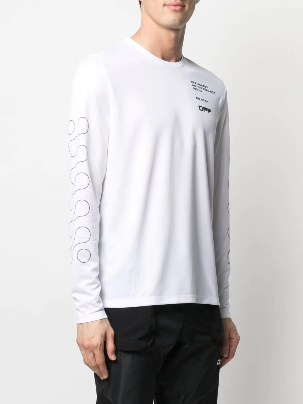 long-sleeve printed T-shirt - 3