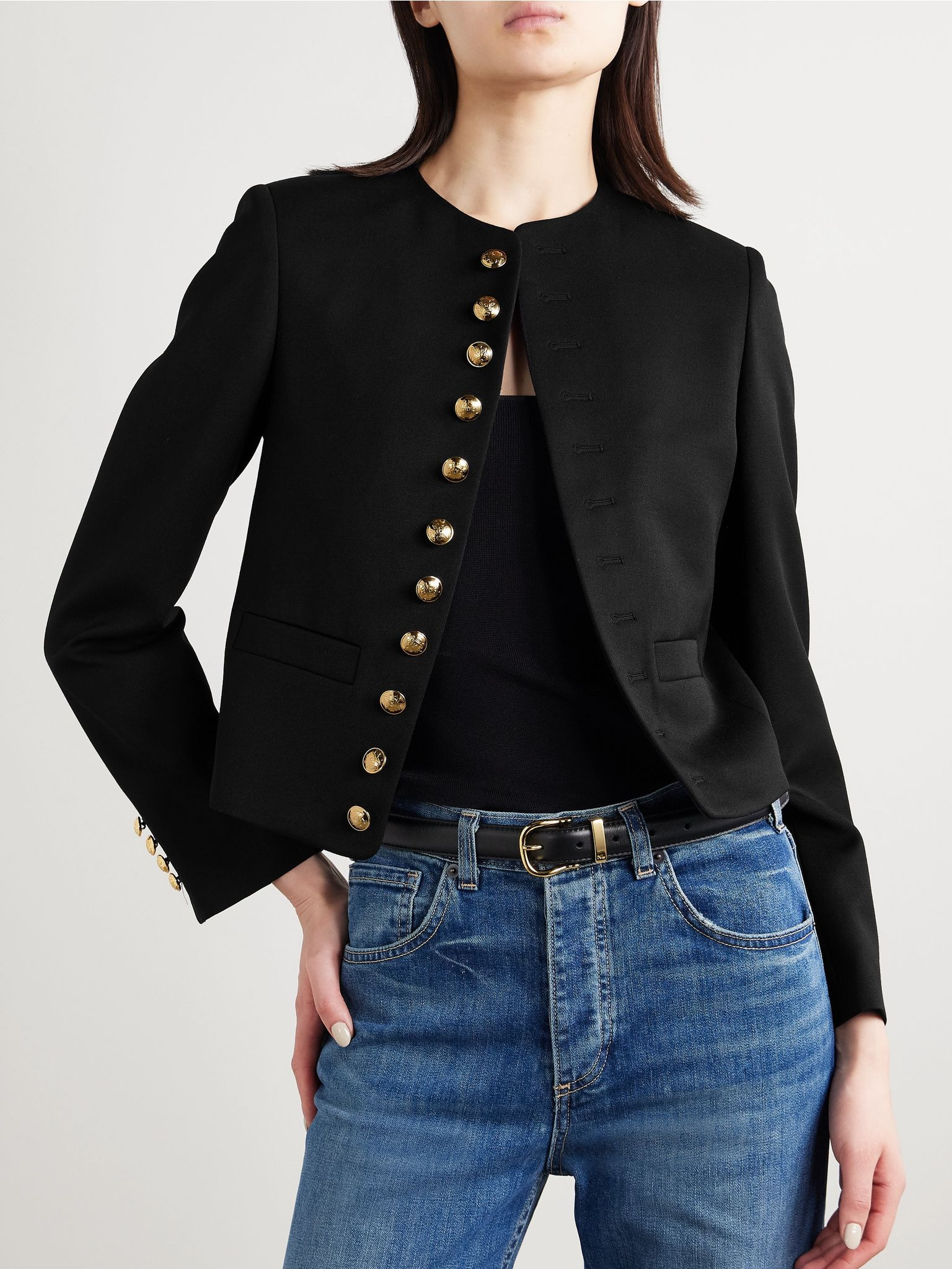 Patti wool-twill jacket Black - 3