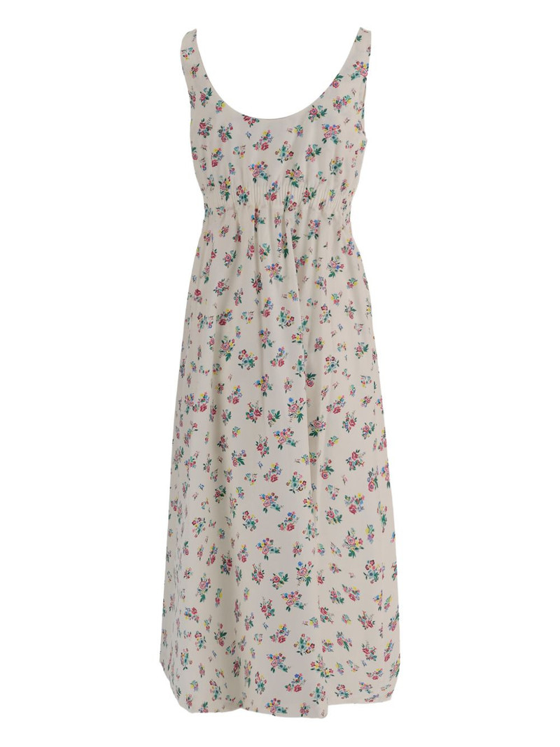 TORY BURCH floral-print cotton dress outlook