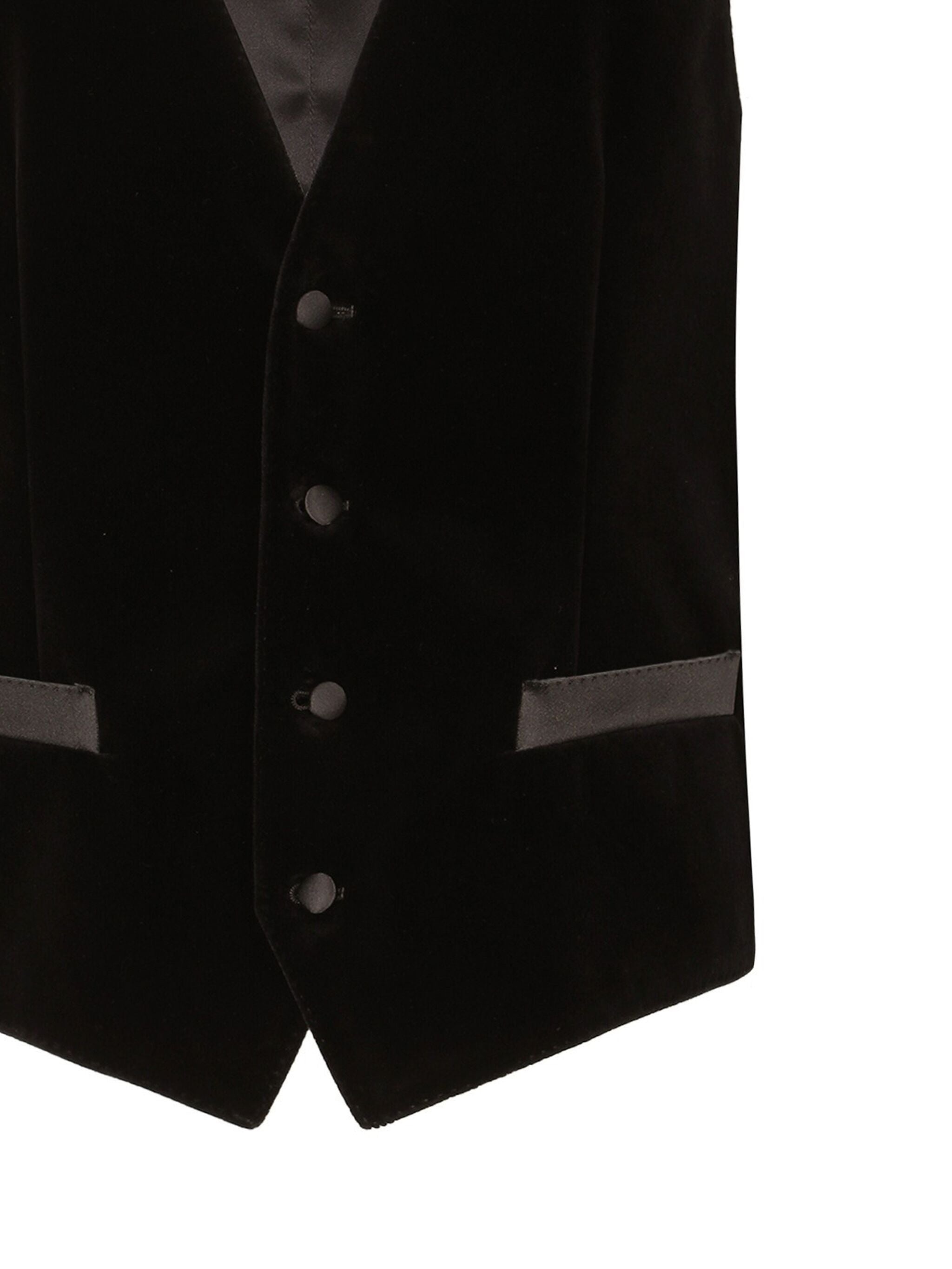 BUTTONED SLEEVELESS JACKET - 5