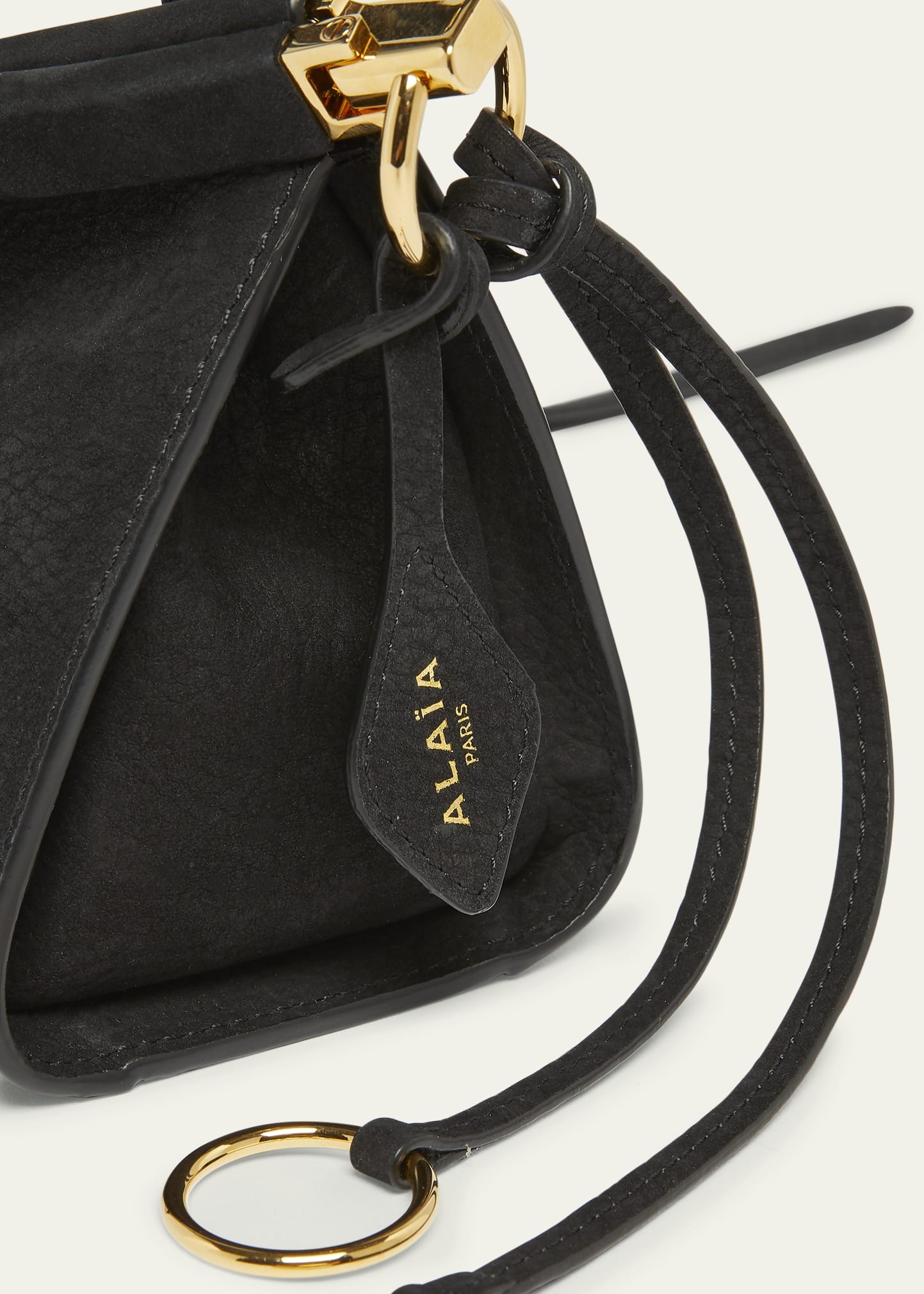 Le Click Small Shoulder Bag in Nubuck Leather - 5