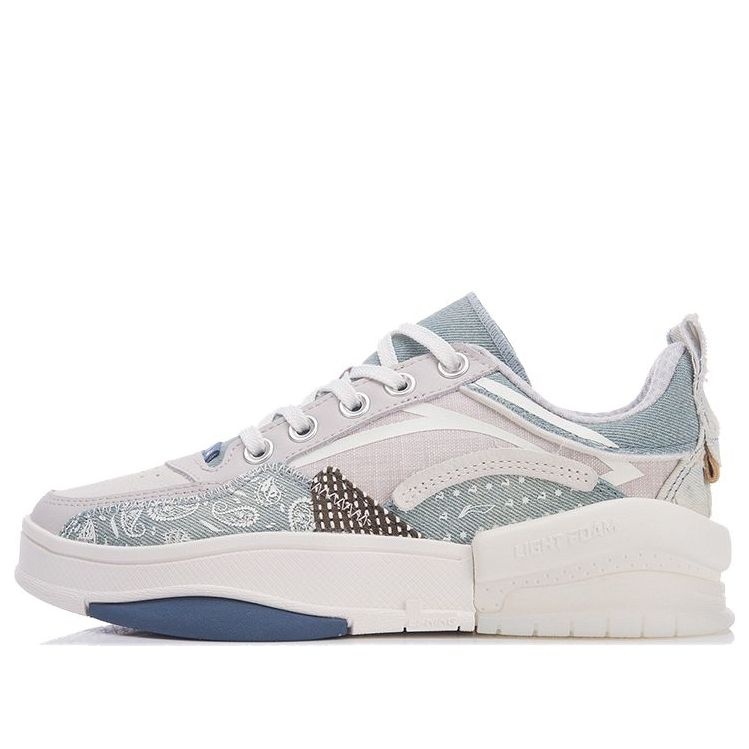 (WMNS) Li-Ning Weiwu Skate 'White Blue' AGCR214-2 - 1