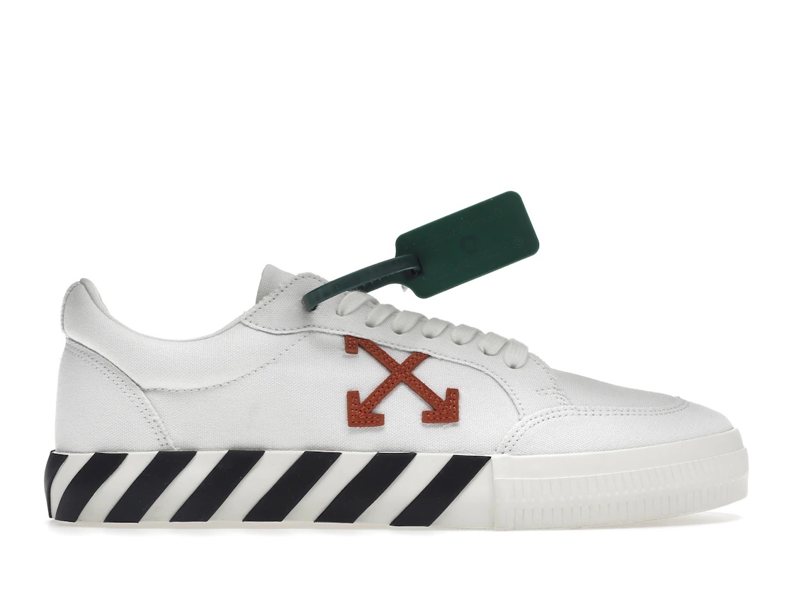 OFF-WHITE Vulc Low Canvas White Red Arrow Black - 1