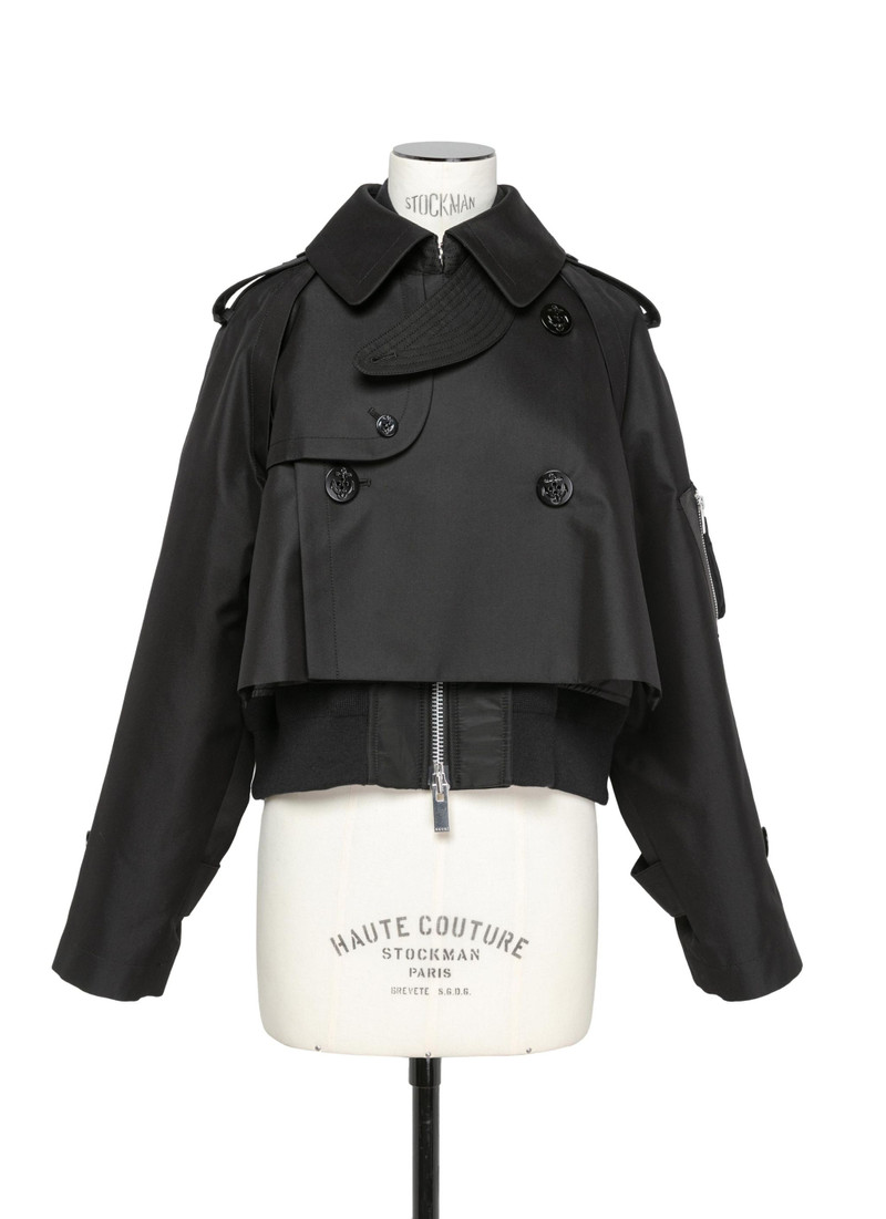 코튼 Gabardine x 나일론 능직 Blouson - 1
