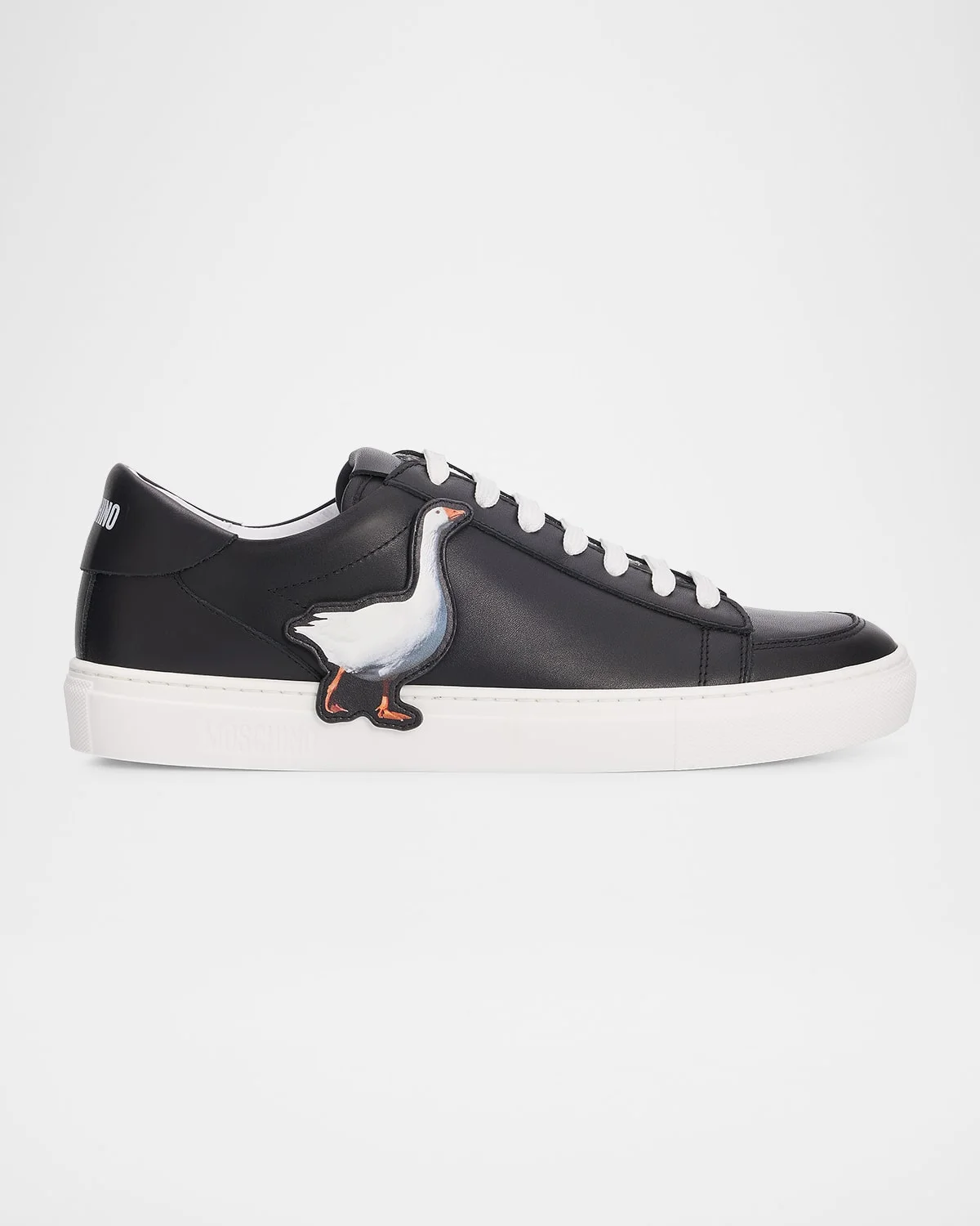 Men's Goose Leather Low-Top Sneakers - 1