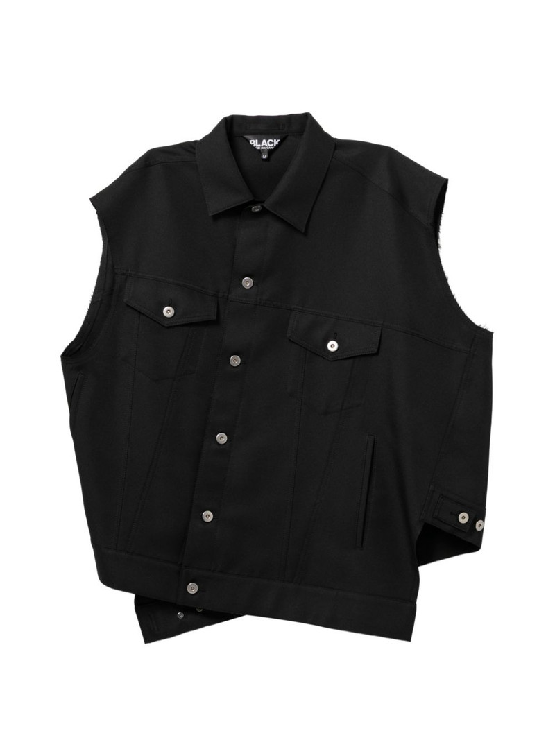 asymmetric-hem vest 1