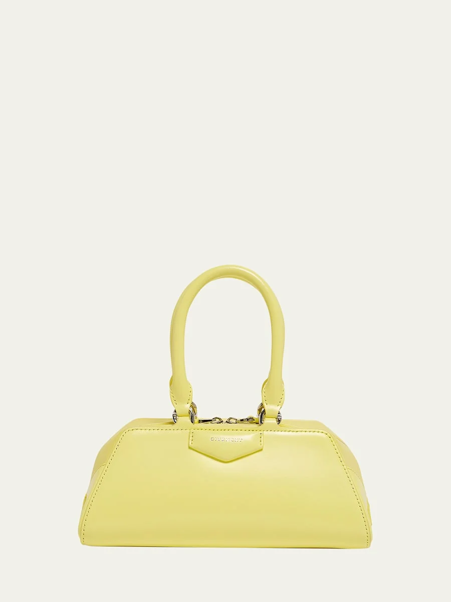 Antigona Mini Top-Handle Bag in Box Leather - 1