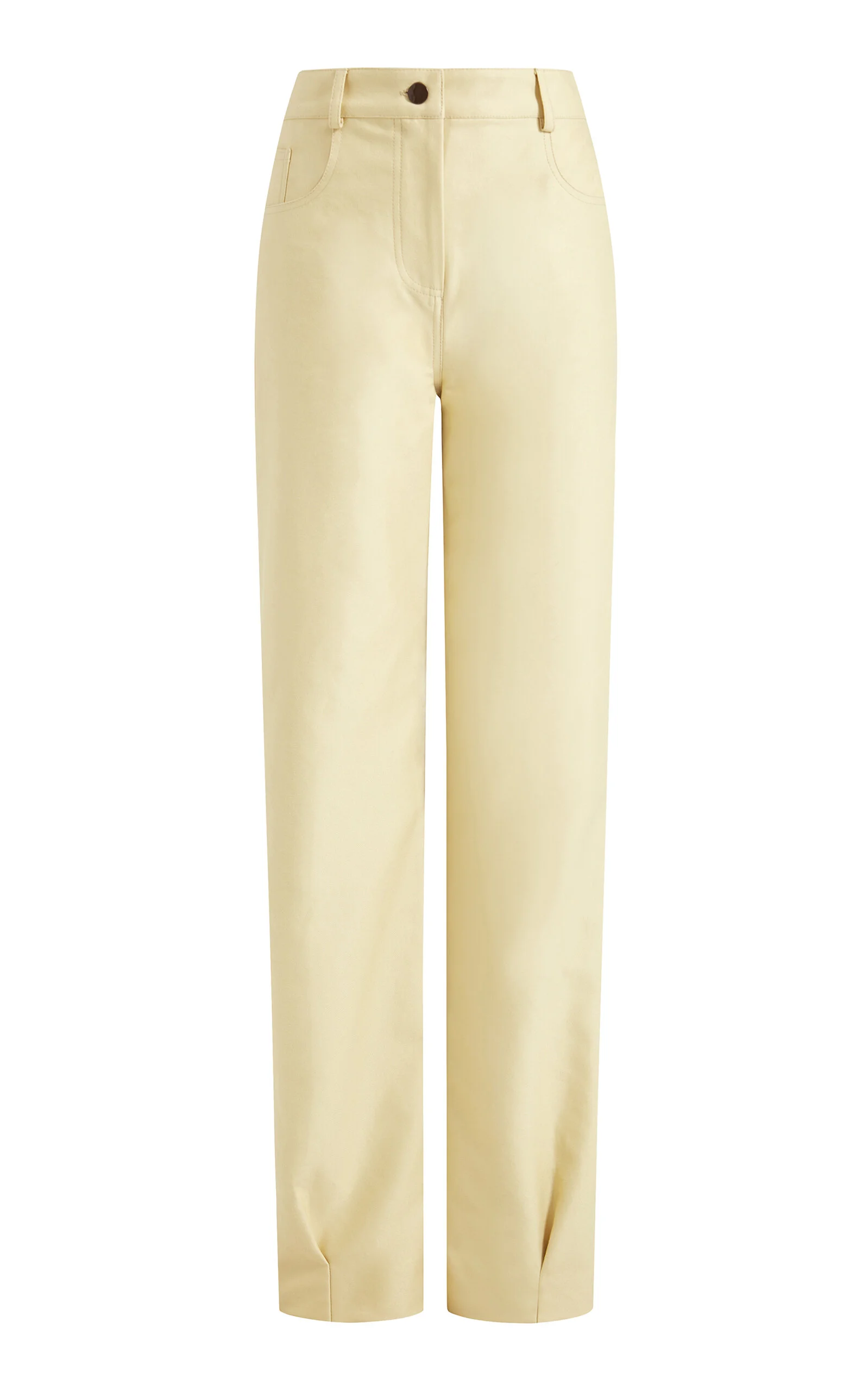 Armine Cotton Trousers yellow - 1