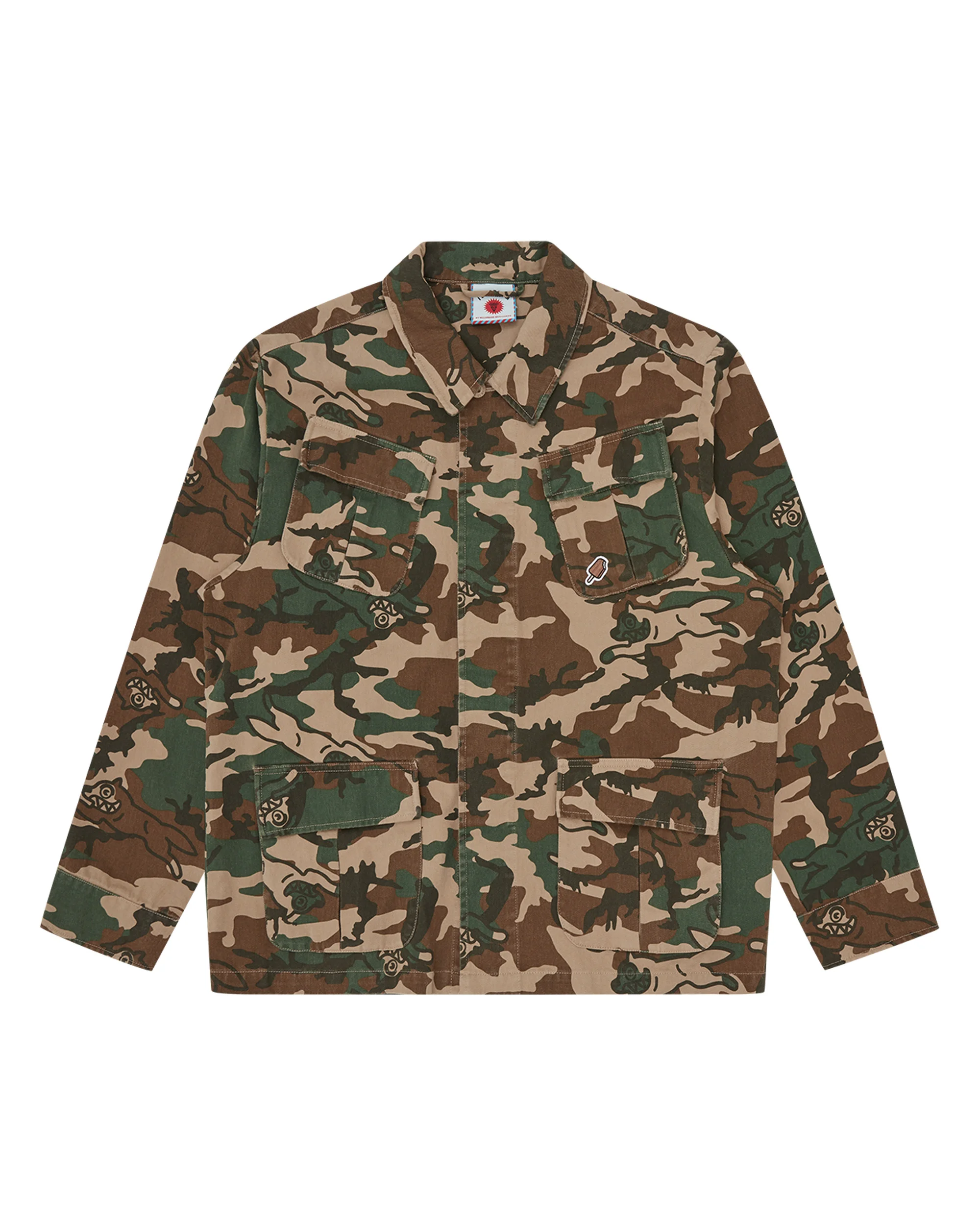 RUNNING DOG WOODLAND CAMO FIELD JACKET - 1