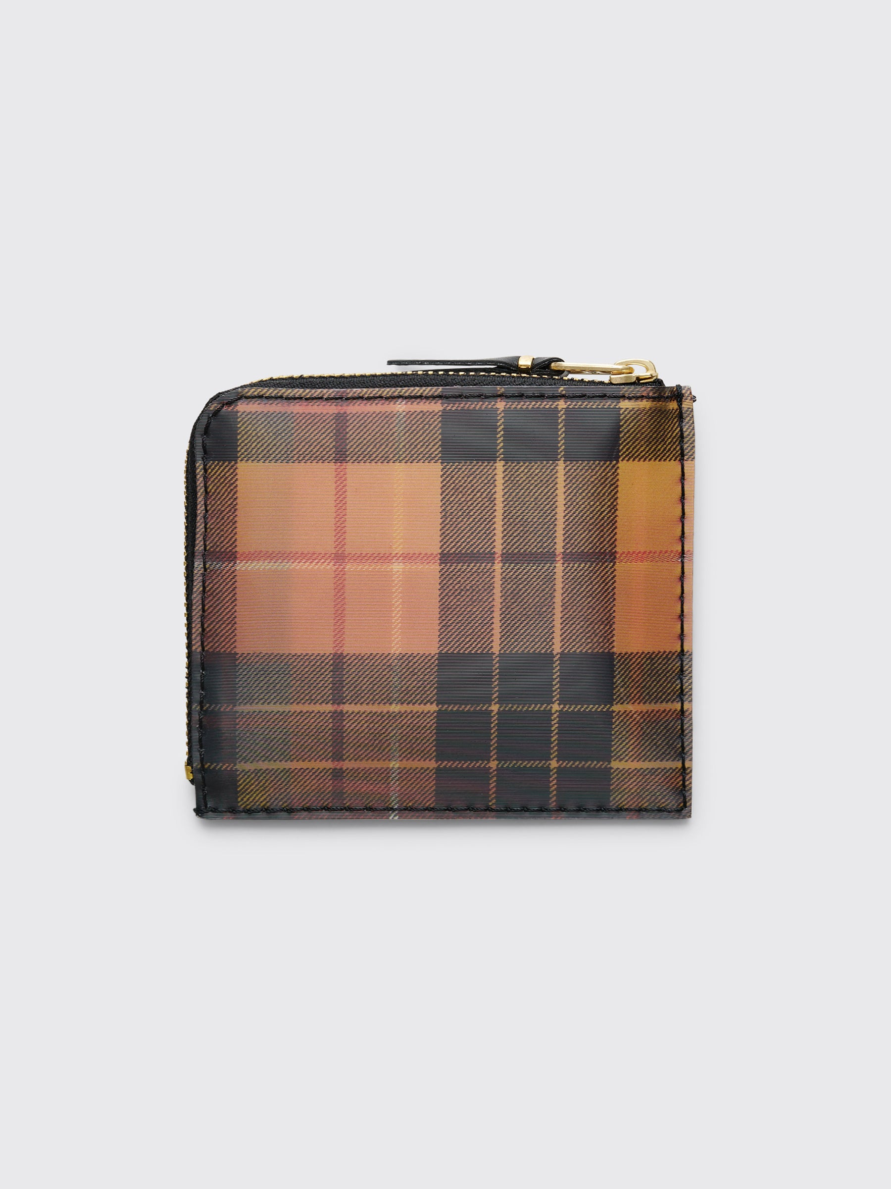 COMME DES GARÇONS WALLET SA3100 LENTICULAR TARTAN RED / YELLOW - 4