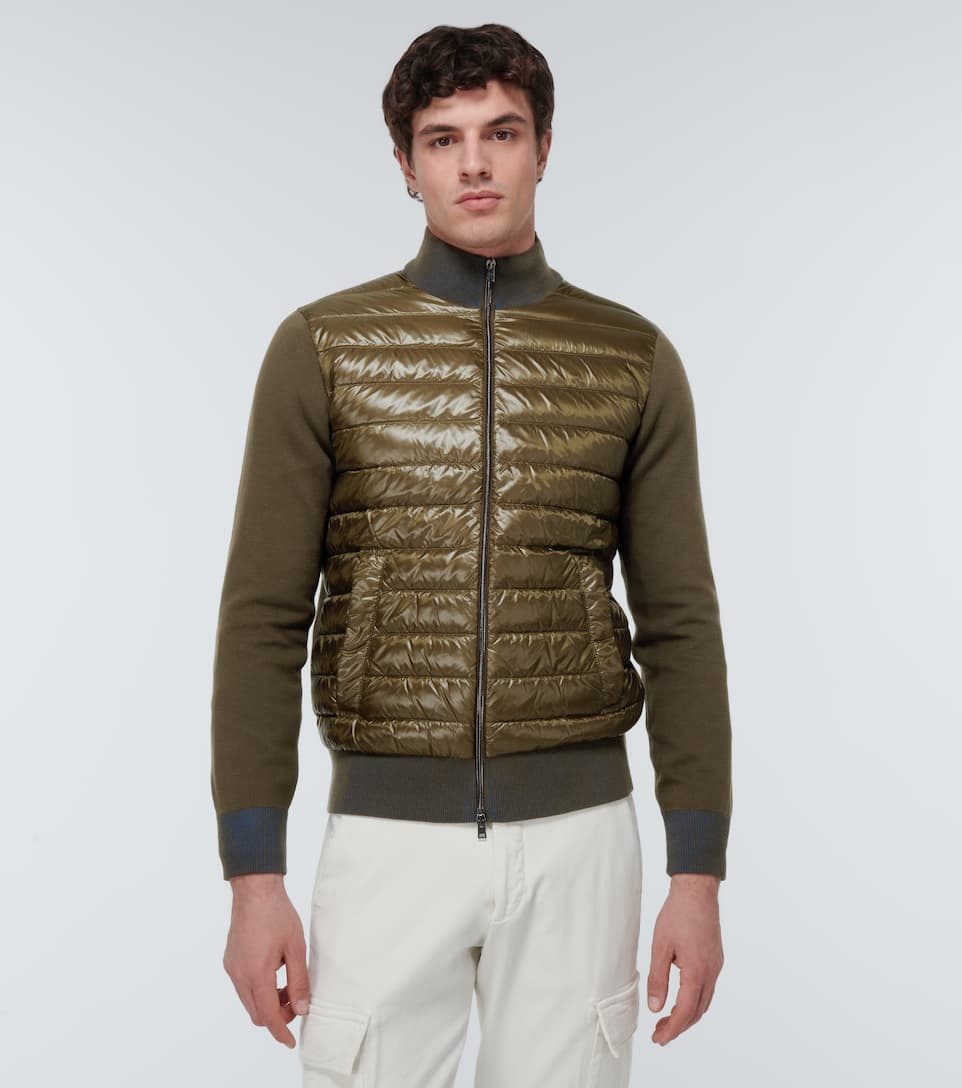 Quilted down jacket - 3