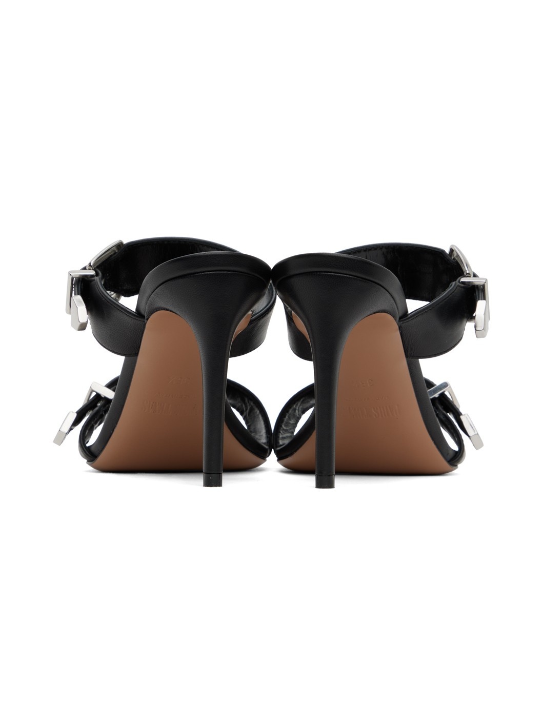 Black Ursula 85 Mules - 2