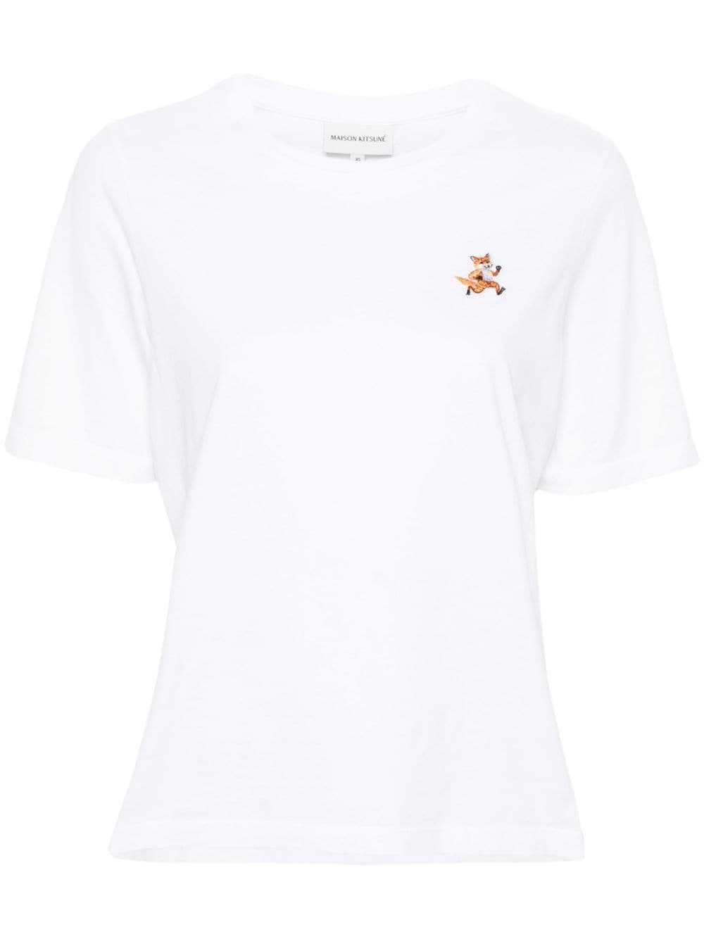 Speedy Fox-appliqué T-shirt - 1