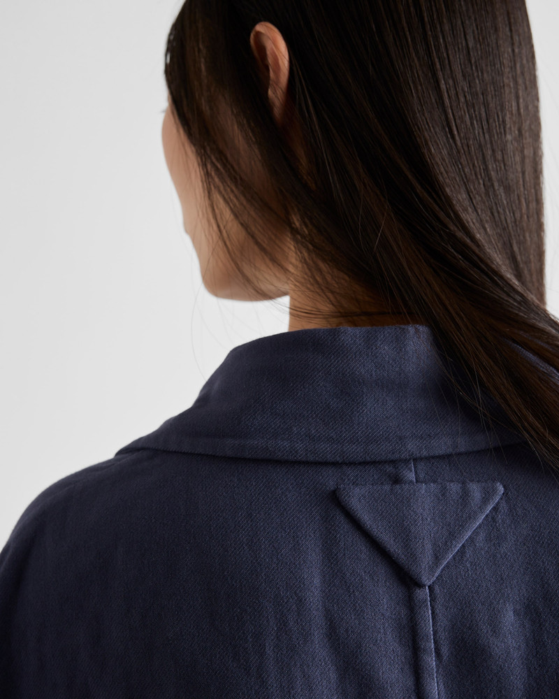 Single-breasted double cotton coat 6