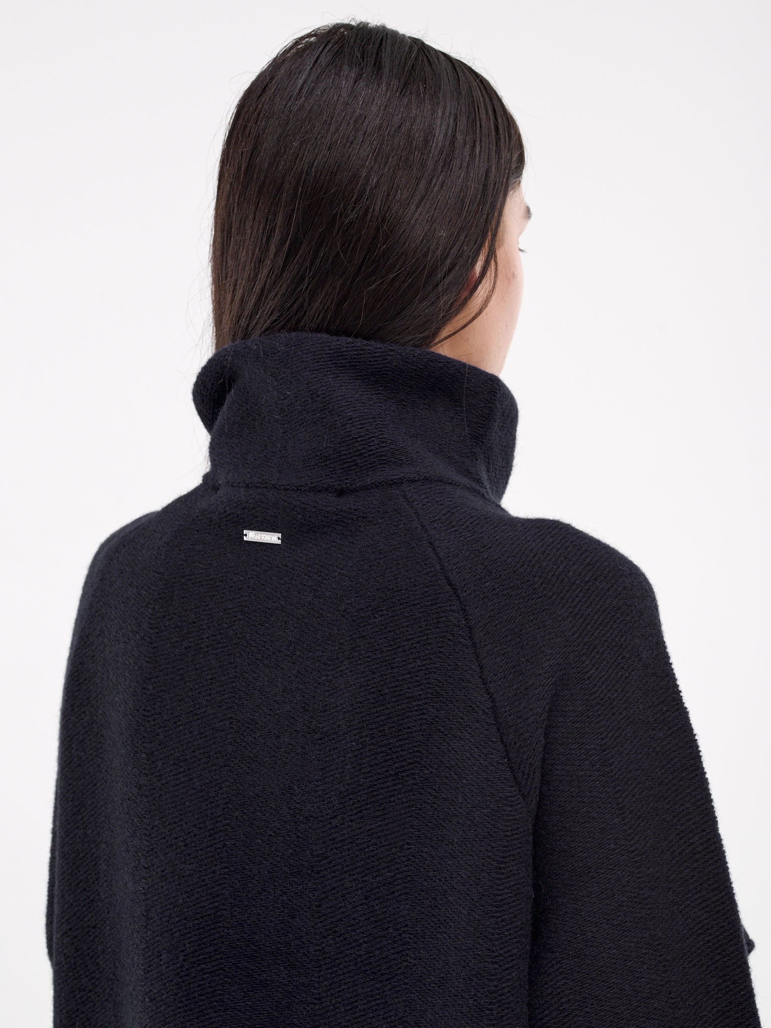 Layered High Neck Cardigan - 4