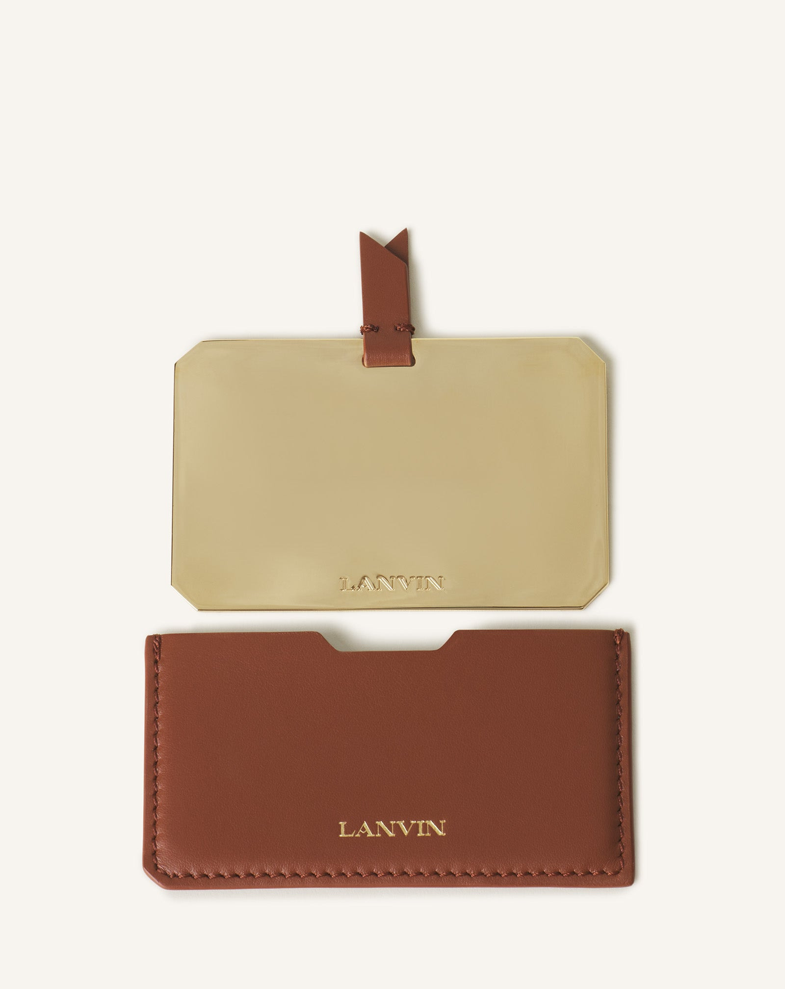 LANVIN LEATHER MIRROR HOLDER - 3