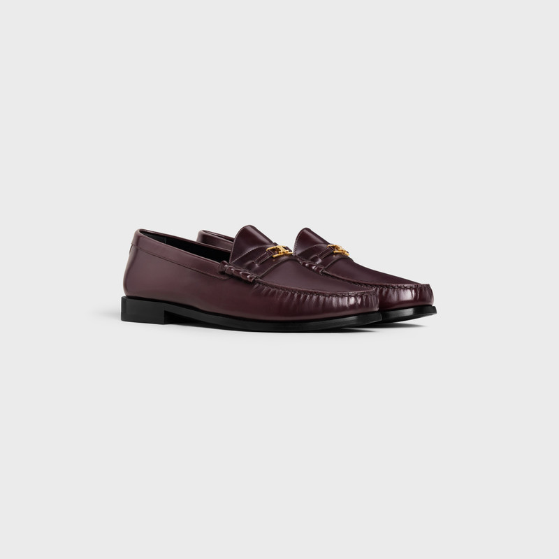 CELINE LUCO Triomphe Loafer in POLISHED BULLSKIN 2