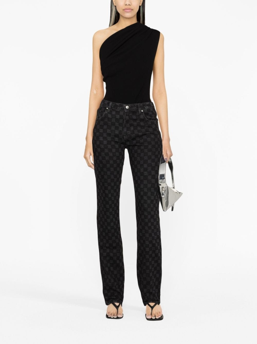 Signature Monogram straight-leg jeans - 2
