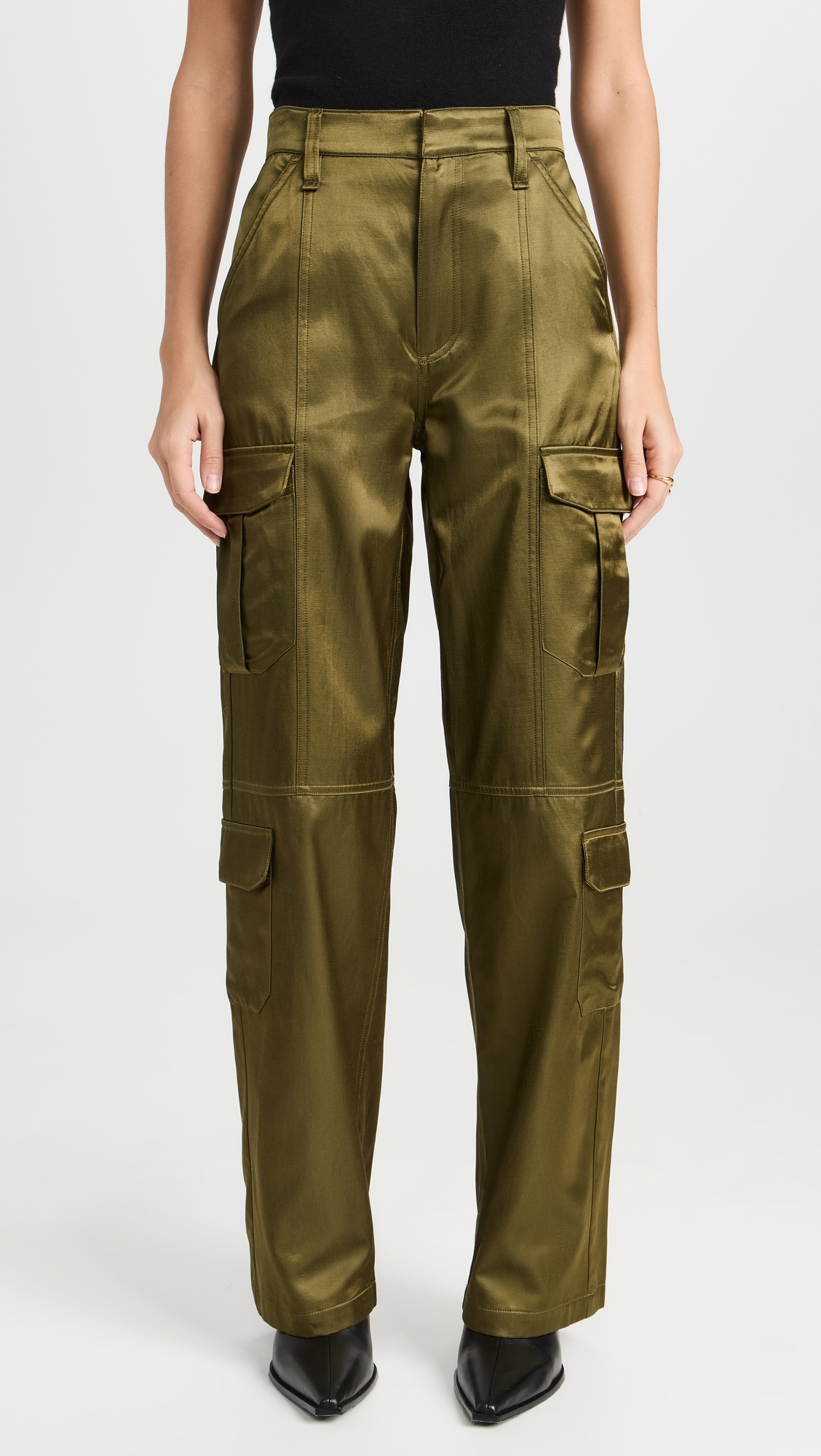 rag & bone Cailyn Japanese Satin Cargo Pants | shopbop