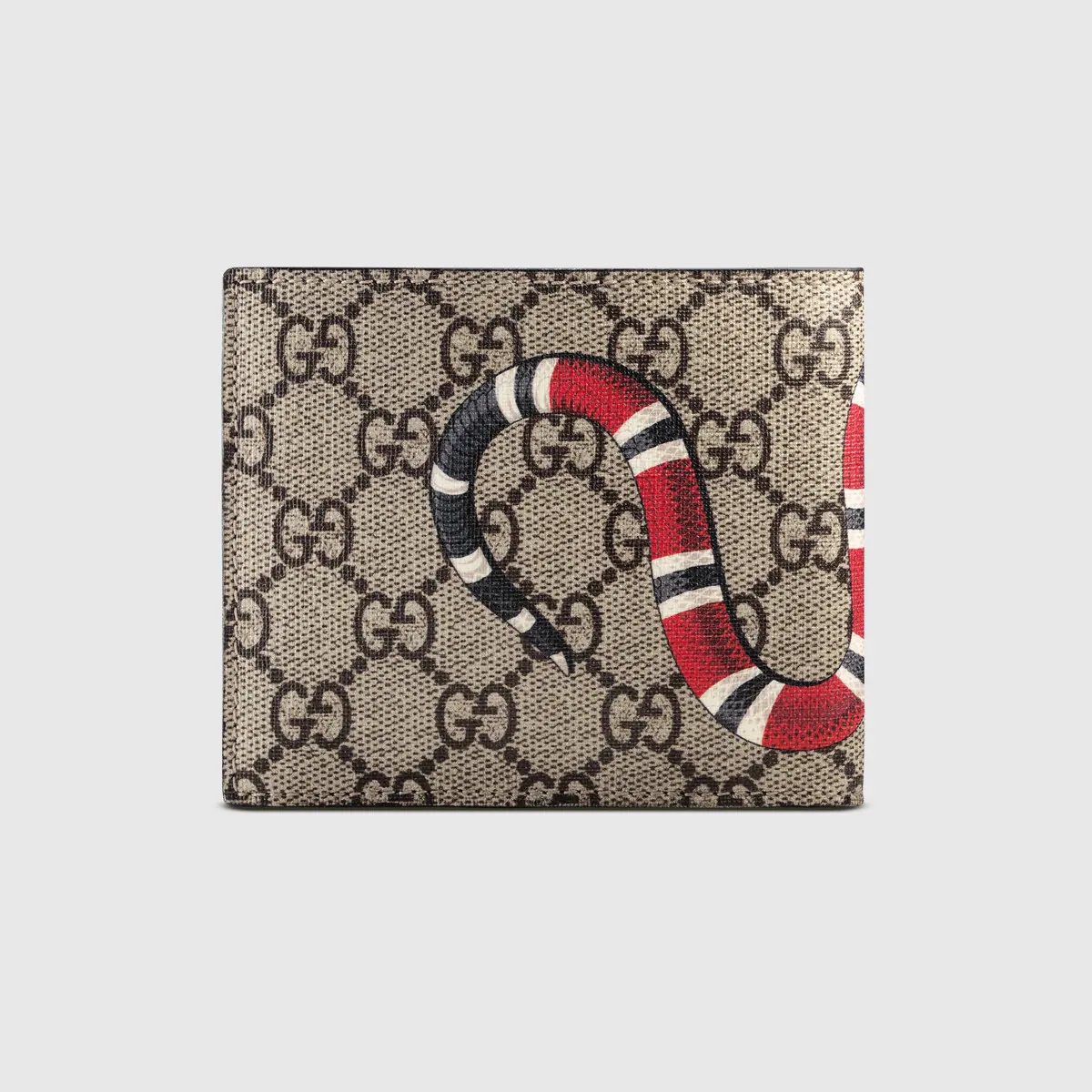 Kingsnake print GG Supreme wallet