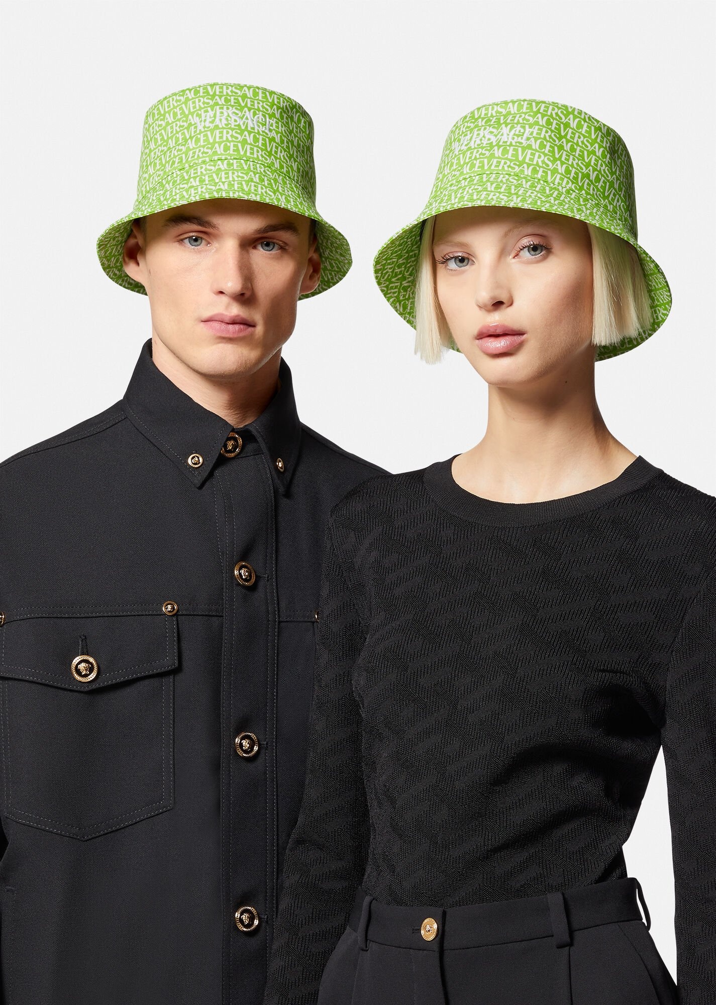 Versace Allover Bucket Hat - 3