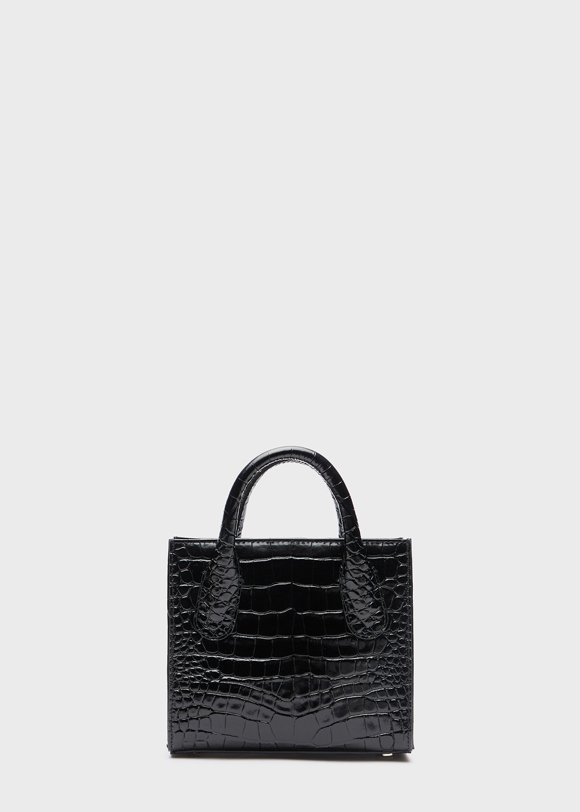 MINI HANDBAG IN CROCODILE-EFFECT PRINT LEATHER - 3