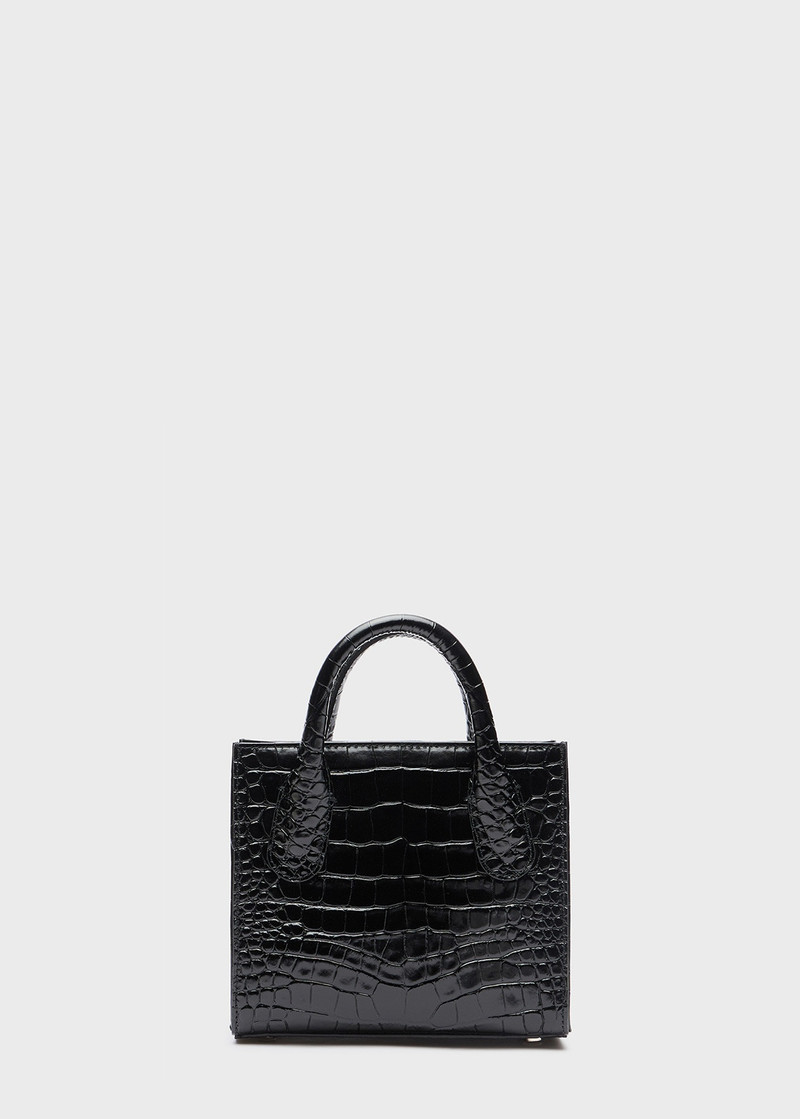MINI HANDBAG IN CROCODILE-EFFECT PRINT LEATHER 3