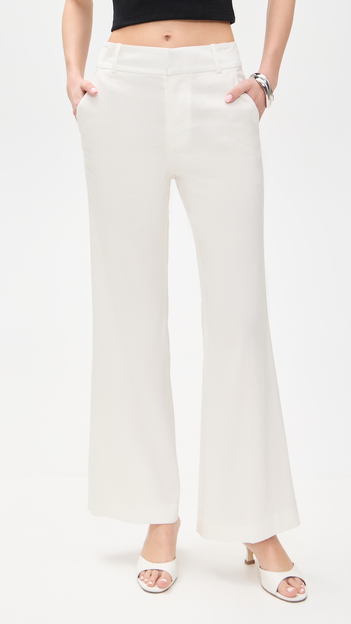 Quinn Ankle Length Kick Flare Pants - 6