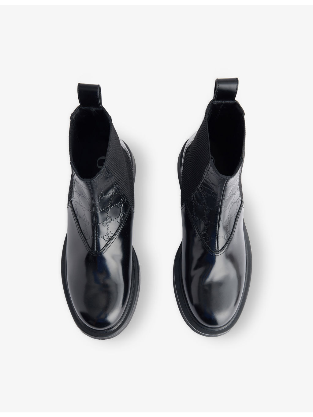 Enki Monogram Leather Ankle Boots - 2