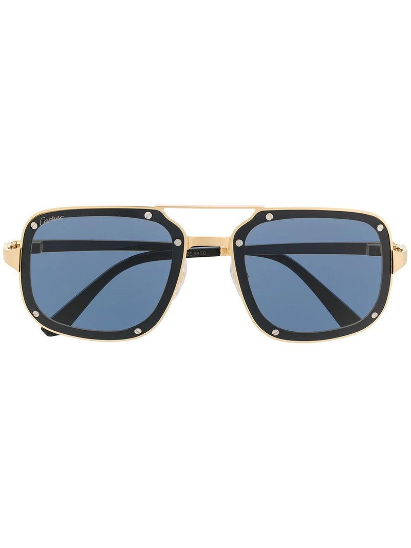 Santos de Cartier square-frame sunglasses 1