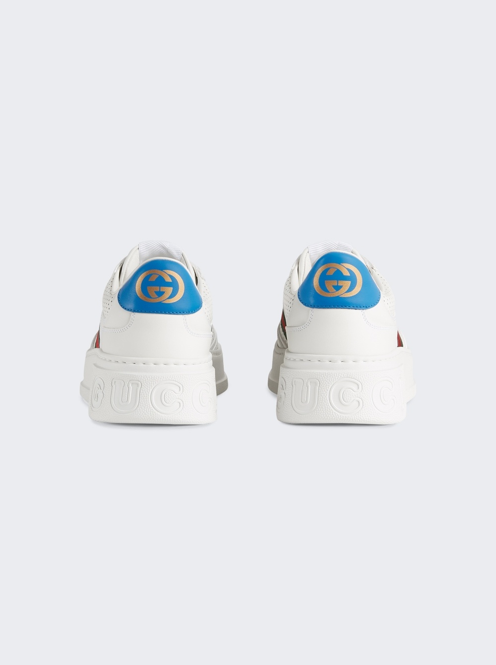 GUCCI Web Trim Chunky Sneaker White | thewebster | REVERSIBLE